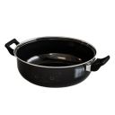 The Earth Store EcoLuxe 4 litre Cast Iron Kadai/Kadhai Induction & Gas Base Friendly lass oil used Toxin & PFOA Free Cookware for Kitchen, Black...