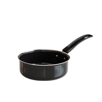 The Earth Store EcoLuxe Medium Saucepan with Bakelite Handle 1200 ML Capacity 16cm, Black