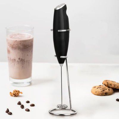 The Earth Store Handheld Battery Operated Coffee Frother with Stand
