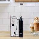 The Earth Store Handheld USB Frother Electric Rechargeable Coffee Frother | 3 Speed & Type C Charging Milk Frother...
