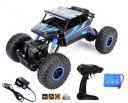 The Flyers Bay Plastic Rock Crawler 1:18 Scale 4Wd Rally Car - The Mean Machine, Blue...