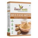 The Forest Herbs Natural Care From Nature 100% Pure Multani Mitti Powder for Face Pack (200g) For Exfoliating Soothing Nourishing Face, Skin & Hair| Indian Healing Clay/Calcium Bentonite Clay/Fuller&#...