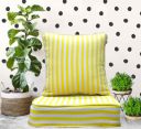 The Furnishers Multipurpose 50x50x8 CM Woven Fashionable High Densitiy Foam Cushion Set...