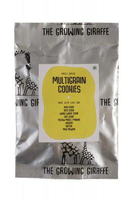 The Growing Giraffe Multigrain Cookies (NO Maida NO Refined Sugar NO Preservatives) with Ragi, Oats and Jaggery 20Gm