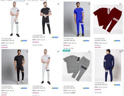 The Himalayan Mens Tracksuits @₹399
