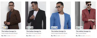 The Indian Garage Co Blazers Starts at Rs 1072