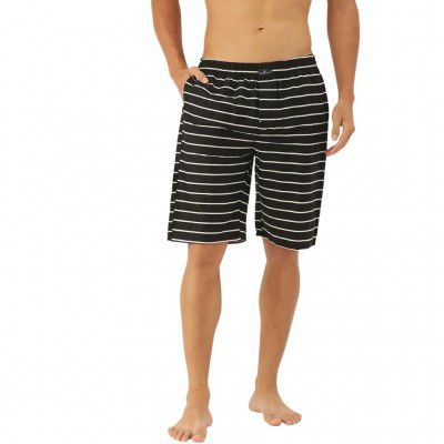 The Indian Garage Co Men Cotton Boxy Fit Striped Lounge Wear Regular Boxer