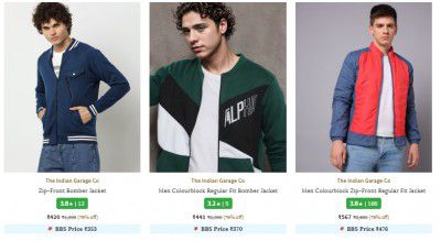 Ajio : The Indian Garage Co Men Jacket Upto 81% Off