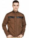 The Indian Garage Co Men Polyester Standard Length Slim Fit Solid Bomber Jackets...