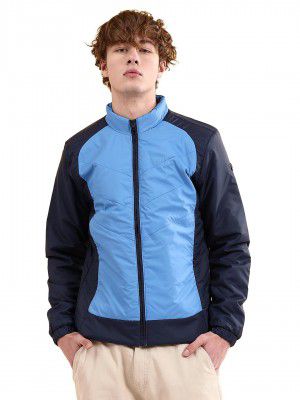 The Indian Garage Co Men Regular Fit Colourblocked Bomber Jackets