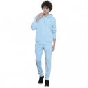 The Indian Garage Co Men Regular Fit Placement Print Hooded Sweatshirt & Joggers Tracksuits...