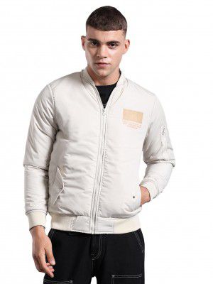 The Indian Garage Co Men Regular Fit Solid Bomber Jackets