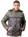 The Indian Garage Co Men Slim Fit Camouflage Puffer Jackets...