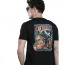 The Indian Garage Co Men Slim Fit Graphic Back Printed Round Neck Tshirt...