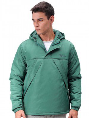 The Indian Garage Co Men Slim Fit Solid Puffer Jackets