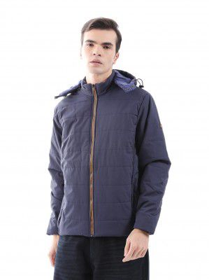 The Indian Garage Co Men Slim Fit Solid Puffer Jackets