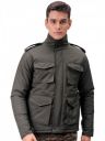 The Indian Garage Co Men Slim Fit Solid Puffer Jackets...