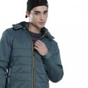 The Indian Garage Co Men Slim Fit Solid Puffer Jackets...