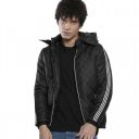 The Indian Garage Co Men Slim Fit Solid Puffer Jackets...
