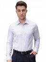 The Indian Garage Co Men Slim Fit Striped Full Sleeves Cutaway Collar Formal Shirt...
