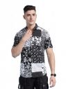 The Indian Garage Co Men Spread Collar Slim Fit Floral Printed Casual Pure Cotton Shirt...