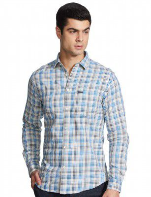 The Indian Garage Co Men's Cotton Slim Fit Shirt