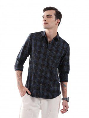 The Indian Garage Co Men's Cotton Slim Fit Shirt