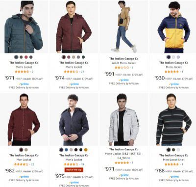 The Indian Garage Co Mens Jacket Upto 81% Off | Starting ₹500