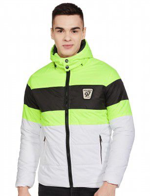 The Indian Garage Co Men's Polyester Standard Puffer Jacket