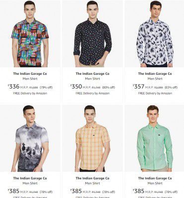 UP TO 85% OFF - The Indian Garage Co Shirt | For Men's