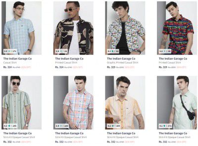 The Indian Garage Co Men's Shirts Starts at ₹319