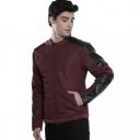 The Indian Garage Co Men Polyester Standard Length Slim Fit Solid Bomber Jackets...