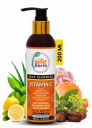 The Indie Earth Vitamin C Face Cleanser with Vitamin C 15%, Grape Fruit Peel Oil, Rosehip Oil, Tea Tree Essential Oil 200 ml...