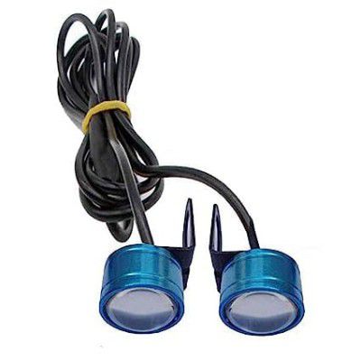 THE JYOTI 1 Pair of DC, Waterproof 12v Strobe LED Flash Warning Brake Light Lamp 12v Spotlight Blue for Motorcycles.