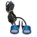THE JYOTI 1 Pair of DC, Waterproof 12v Strobe LED Flash Warning Brake Light Lamp 12v Spotlight Blue for Motorcycles....