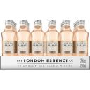 The London Essence Co. White Peach & Jasmine Crafted Soda, 6.76 fl oz / 200 ml, 24 Pack...