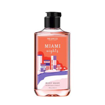 THE LOVE CO. Luxury Body Wash Shower Gel | for Men & Women Free (Miami Nights, 250g)