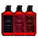 THE LOVE CO. Luxury Oud Accord + Black Rose & Oud + Oud Fantasy Body Wash Shower Gel 250ml - Bath and Body Wash For Women - Mens Body Wash Shower Gel - 100% Vegan (Combo 3)...