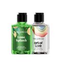 THE LOVE CO. Small Hand Sanitizer Gel 50ML (Lime Splash & Art of Love)...