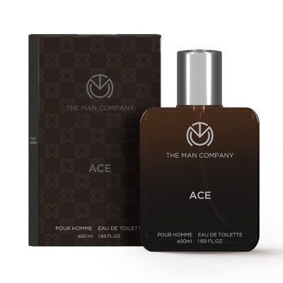 The Man Company Ace Perfume for Men - 50 ml | Premium Long-Lasting Fragrance | 24-Hour Freshness | Citrusy & Exotic | Perfect For Travel | Gift For Men