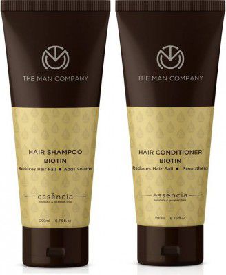 THE MAN COMPANY Biotin Hair Pair Conditioner & Shampoo |Hair Fall Solution  (2 Items in the set)