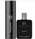 THE MAN COMPANY Black & Bold Perfume Duo - 150 ml, 50 ml Body Spray - (200 ml, Pack of 2)
