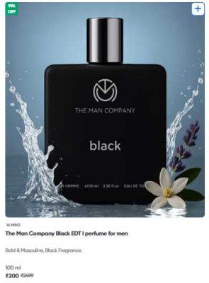 The Man Company Black EDT I perfume for men