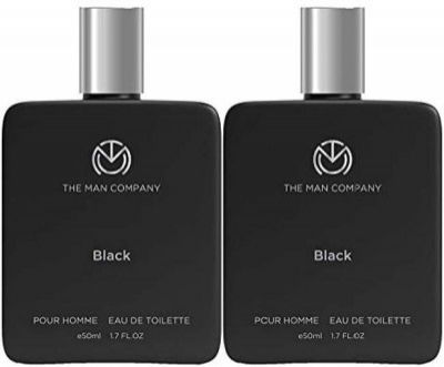 THE MAN COMPANY Black EDT Perfume For Men (Pack of 2, 50ml each)