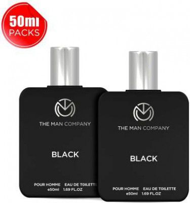 THE MAN COMPANY Black EDT Perfume For Men (Pack of 2, 50ml each)