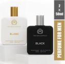 THE MAN COMPANY Blanc EDT (50ml) & Black EDT (50ml) Long Lasting Perfume Gift Set Eau de Toilette - 100 ml  (For Men)