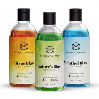 The Man Company Body Wash Saver Combo for Men - 3 * 250ml | Deep Moisturization | Toxin Free – Pack of 3