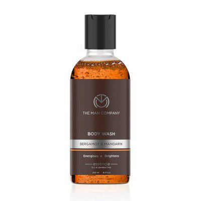 The Man Company Body Wash with Bergamot & Mandarin | Shower Gel for Glowing & Brightening Skin - 250 ml