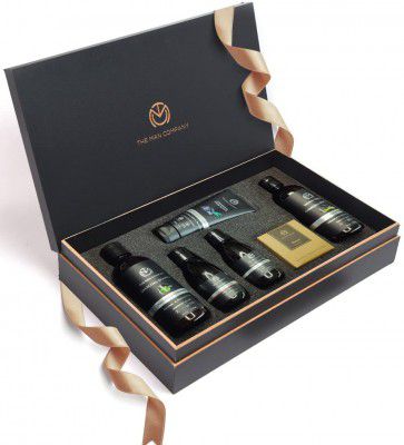 The Man Company Charcoal Kit Set Of 6 - Body Wash, Shampoo, Face Scrub, Face Wash, Cleansing Gel, Soap