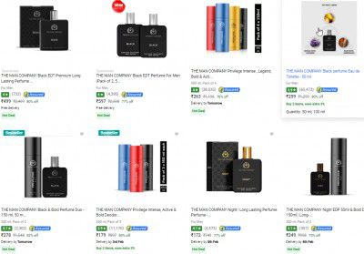 Flipkart: UP TO 87% OFF - The Man Company Deodorant & Perfume